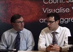 Speakers presenting a recent NanoSight webinar